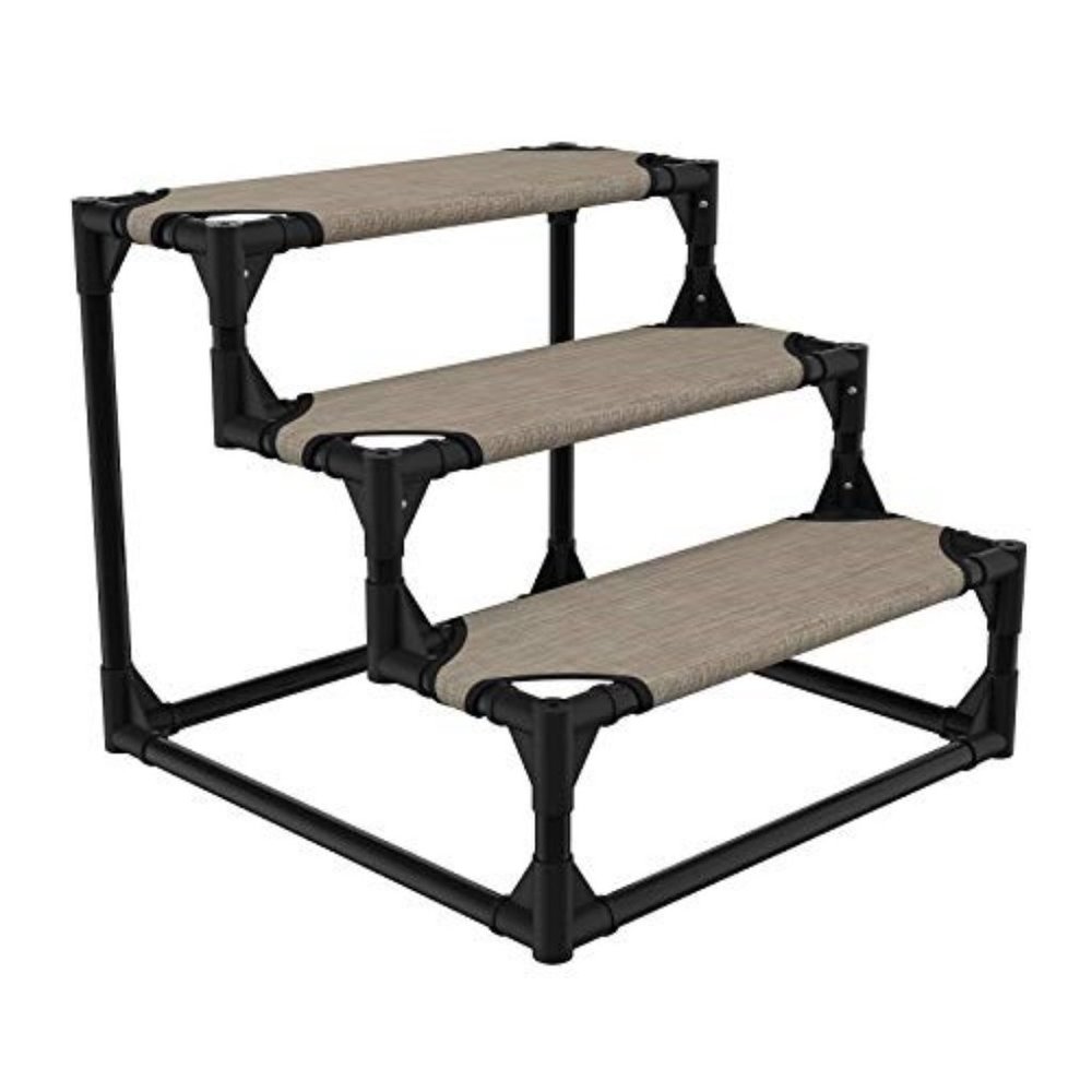 Veehoo Sturdy Pet Steps - Pet Stairs for Small Dogs and Cats, Doggie, Puppy